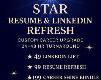 Resume & LinkedIn Optimization | ATS-Friendly Resume Rewrite | Career Refresh | 24–48hr Delivery