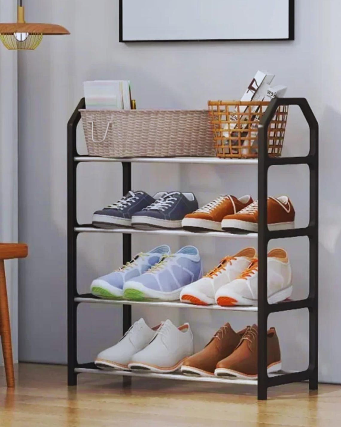Simple 4-tier Shoe Rack - Etsy
