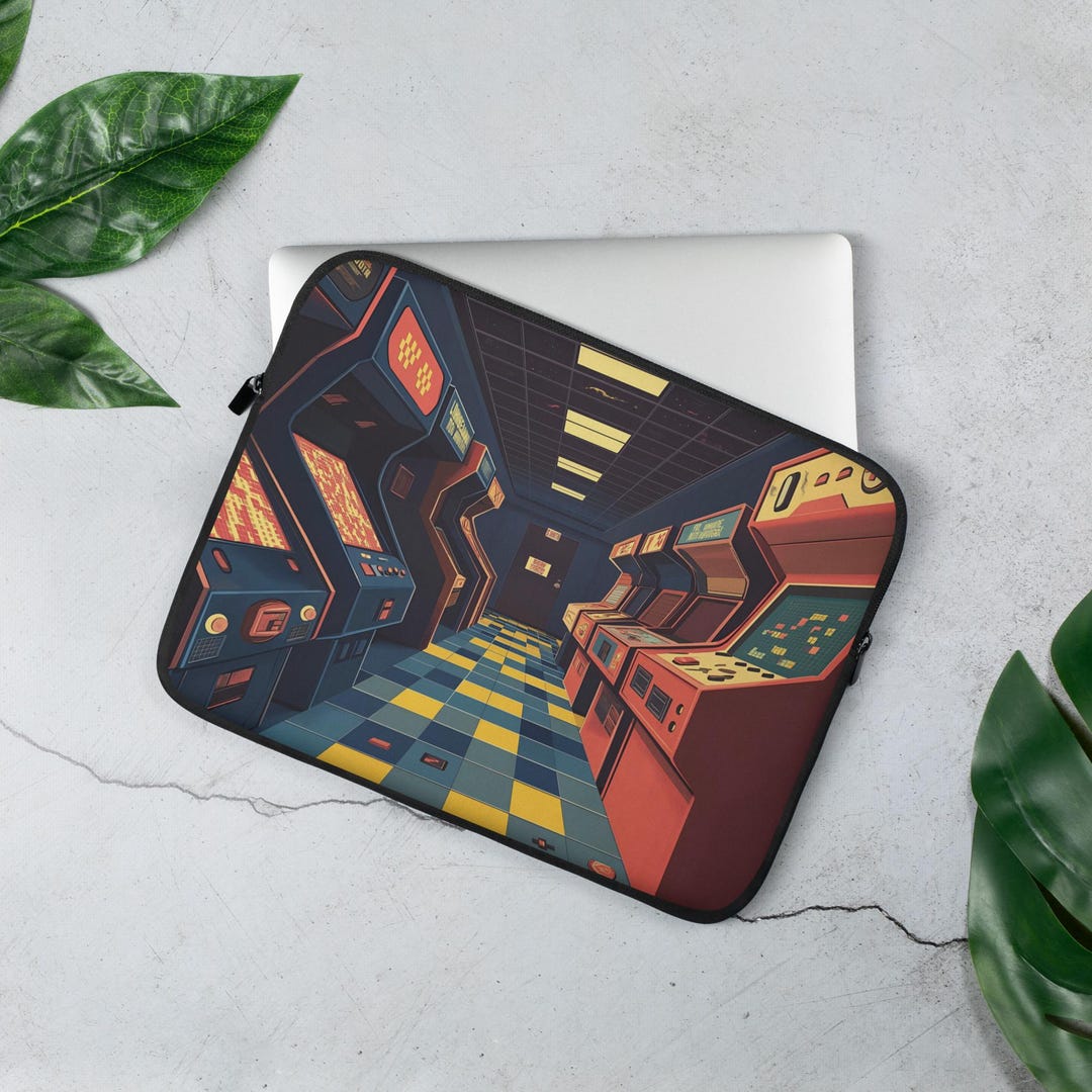 Pc Retro Case Css Retro Arcade Laptop Sleeve – 80s Gamer Tech Case – Vaporwave Aesthetic ...