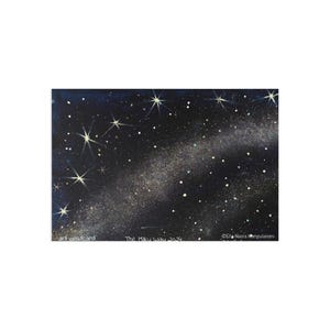 La Via Lattea - cartolina artistica