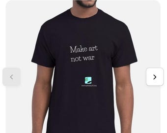 戦争ではなく芸術を作ろう Tシャツ