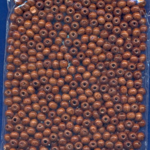 450-500 8mm Wood Beads,  Brown