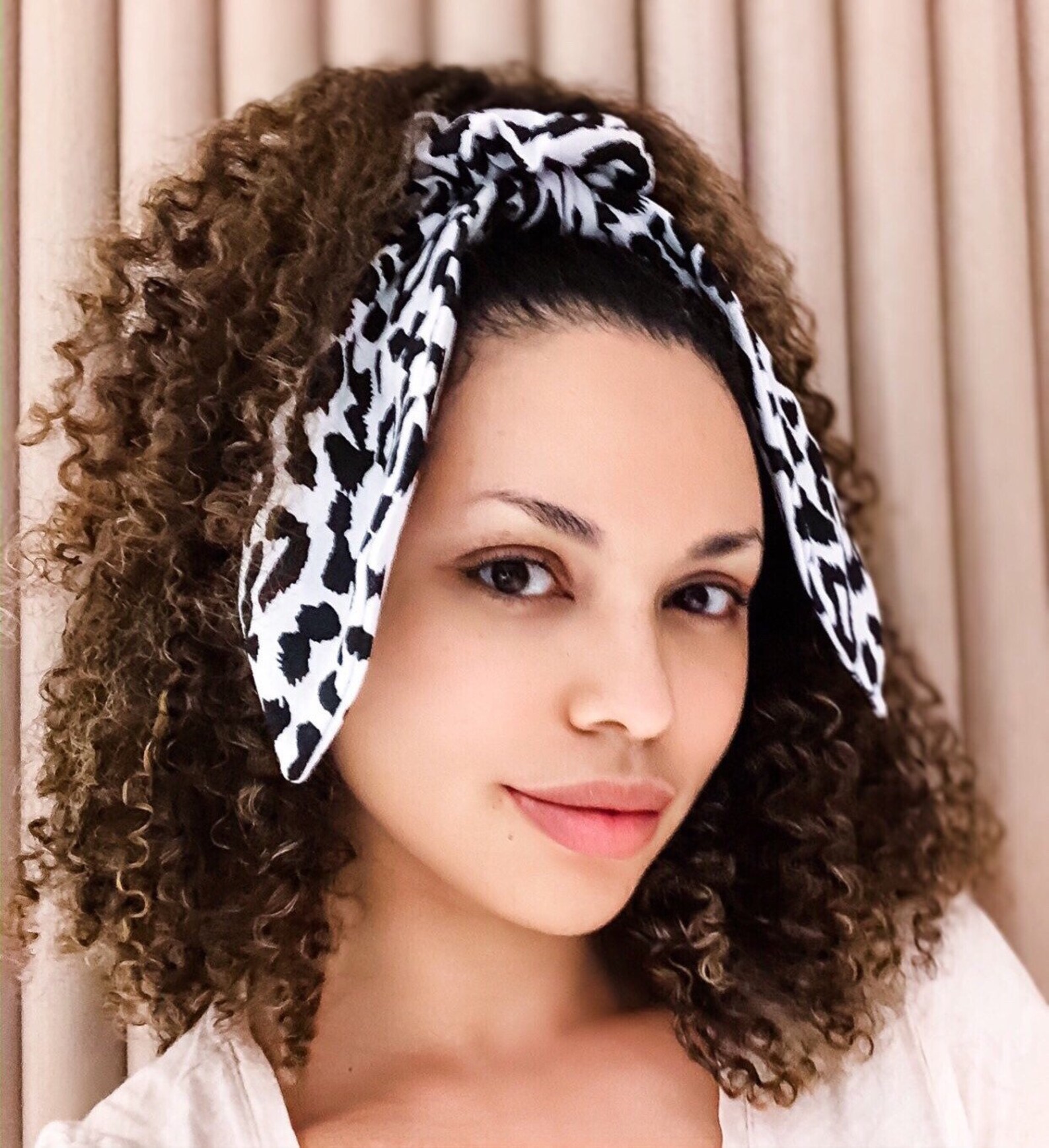SCRUNCHIE WITH TIE JOIE DE VIVRE main image 1