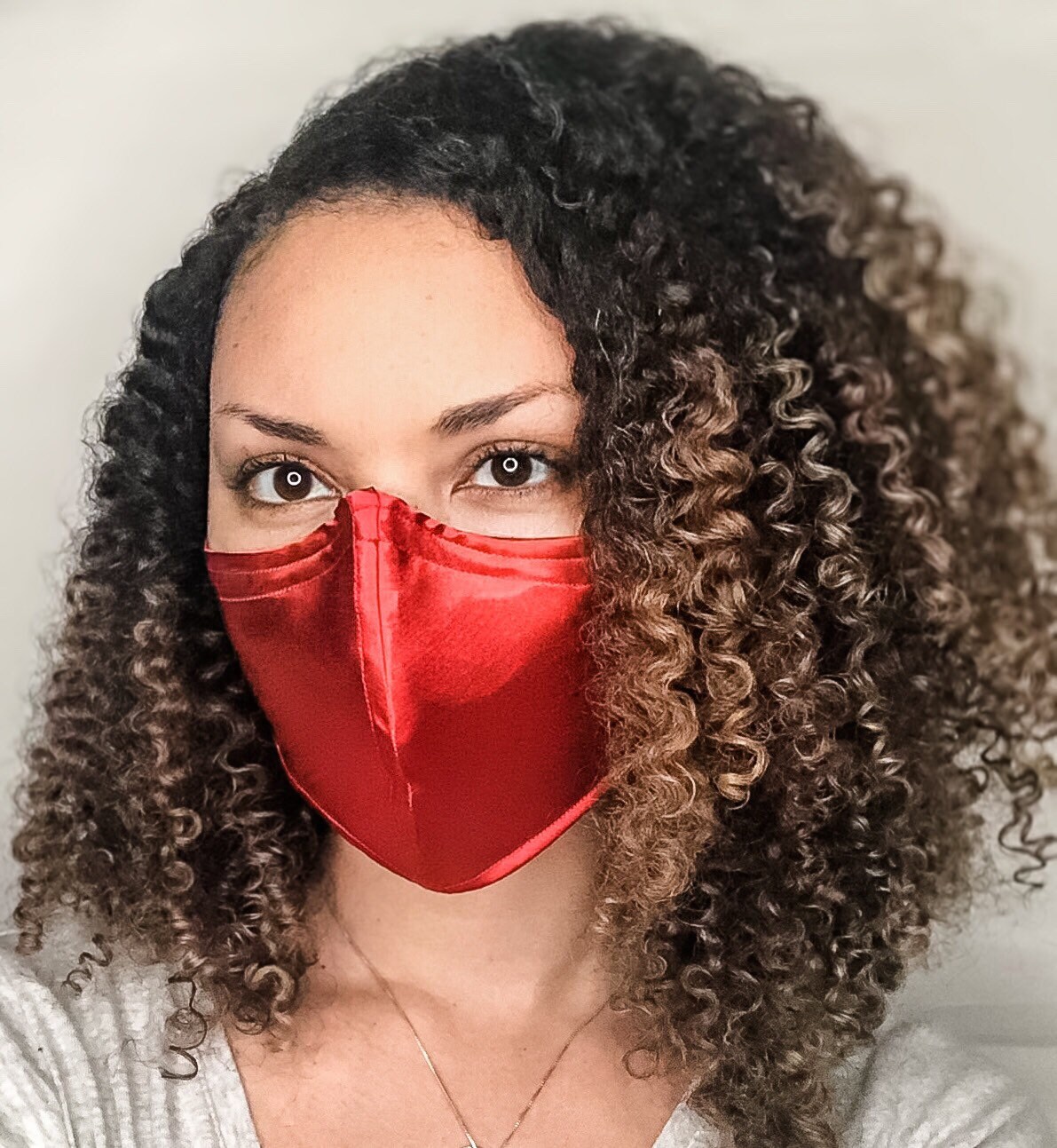 Red Satin 3 Layer Cotton Lined Face Masks With Removable Nose Etsy Israel