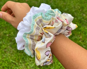 Poobear, Today is Beautiful, Ice Cream Scrunchies, kids scrunchie, girls scrunchies, adult scrunchie, hair scrunchie, scrunchies, set of 3