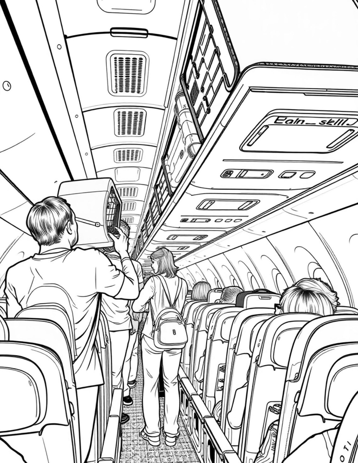 Flight Attendant Coloring Book | Aviation Gift for Cabin Crew & Pilots ...