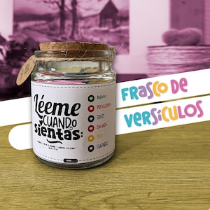 Pote de versículos bíblicos para diferentes emoções - Cristão - Download instantâneo - Imprimível - Bíblia - Faça você mesmo