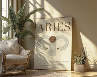 Póster del zodíaco | Arte mural de Piscis | Arte mural celestial | Regalo astrológico | Impresión de signos zodiacales | Impresión de la carta astral | Decoración de altar