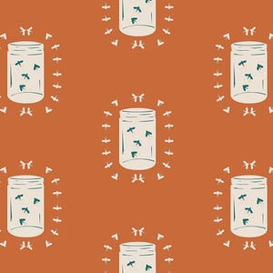 Fireflies Glow Metallic aus der Capsules Campsite Kollektion designed von AGF Studio für Art Gallery Fabrics