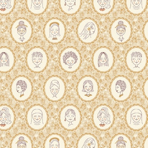 Sisterhood Neutral from Sweet Abigail Collection by Tessie Fay for Windham Fabrics
