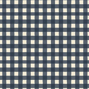 Small Plaid of my Dreams Navy designed by Maureen Cracknell for Art Gallery Fabrics