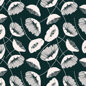 Magical Night - Lancaster Fields - Dark Forest Fabric / Cotton and Steel