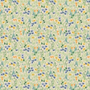 Rifle Paper Co. - Bramble - Iris - Cream Multi Fabric / Cotton and Steel