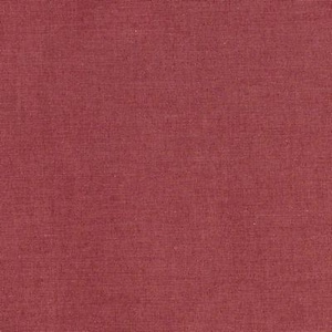 May include: A close-up of a textured, solid-coloured fabric in a deep reddish-brown hue. The weave of the material is visible, creating a subtle pattern across the surface. The fabric appears to be a medium weight, suitable for various textile projects.