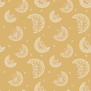Serendipity's Symphony - Night Sky - Moonlight Fabric / Cotton and Steel