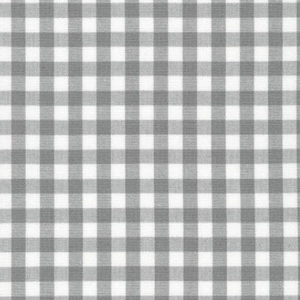 Carolina Gingham 1/4" Grey