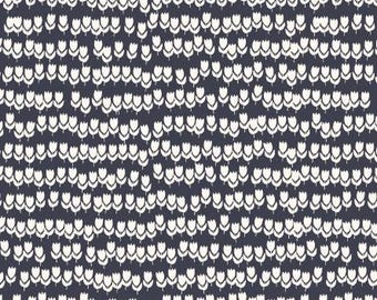 Gathering In The Garden - Tulpen - Midnight Fabric / Baumwolle und Stahl