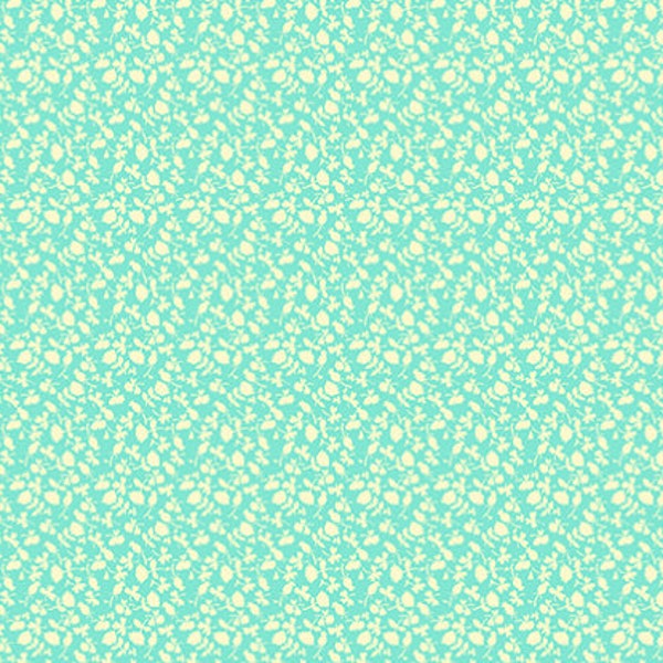 Fresh Calico Aqua from Country Mouse Collection by Heather Ross for Windham Fabrics