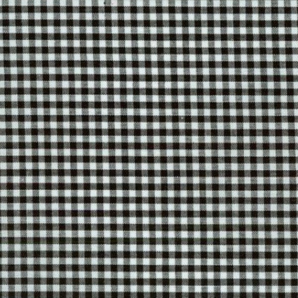 Carolina Gingham 1/8" Black