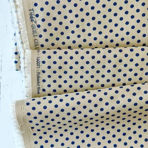 Polkadot Blue uit de Creating Memories-collectie van Tilda Fabric