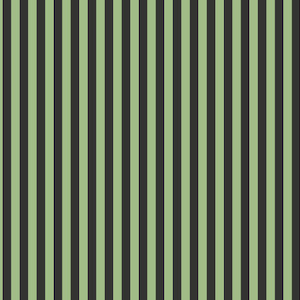 Halloween - Cabana Stripe - Green Fabric Rifle Paper Co. / Cotton and Steel