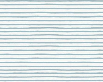 Festive Stripe Blue Holiday Classics Rifle Paper Co. / Cotton and Steel