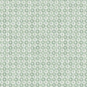 Easter - Daisy Gingham - Green Fabric Rifle Paper Co. / Cotton and Steel