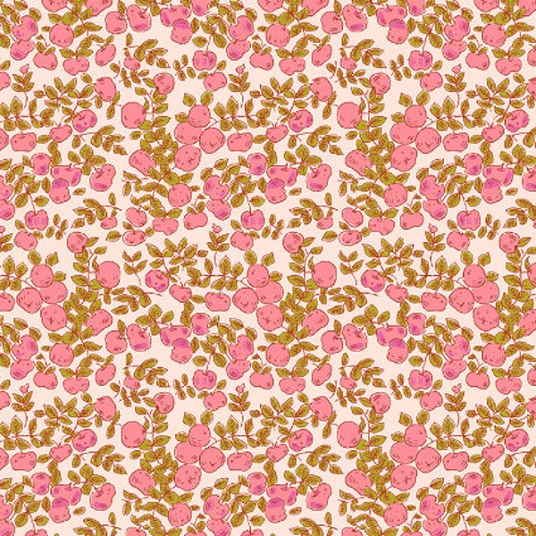 Apples, Blush from Forestburgh Collection by Heather Ross for Windham Fabrics
