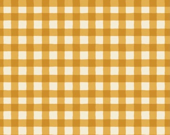 Small Plaid of my Dreams Toasty designed by Maureen Cracknell for Art Gallery Fabrics