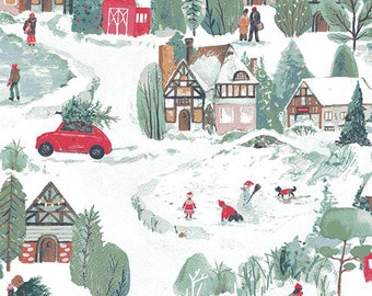 Winter Village from Wintertale Collection by Katarina Roccella for Art Gallery Fabrics