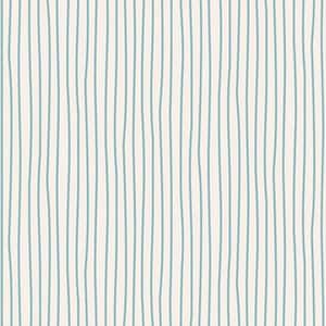 May include: A seamless pattern of thin, wavy, light blue lines on a white background.