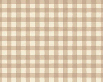 Small Plaid of my Dreams Creme, ontworpen door Maureen Cracknell voor Art Gallery Fabrics