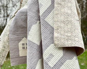 Wintery Cozy Village Quilt Kit