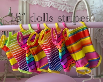 Handmade Swimsuit and Bow for 18" Dolls
