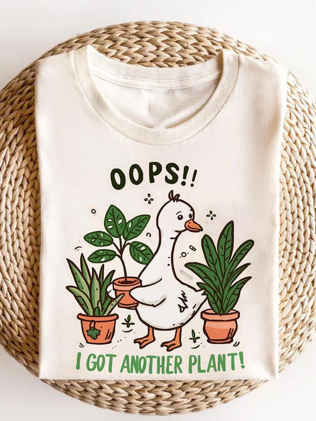 Oops I Got Another Plant Goose PNG, Funny Plant Lover Gardening Humor ...