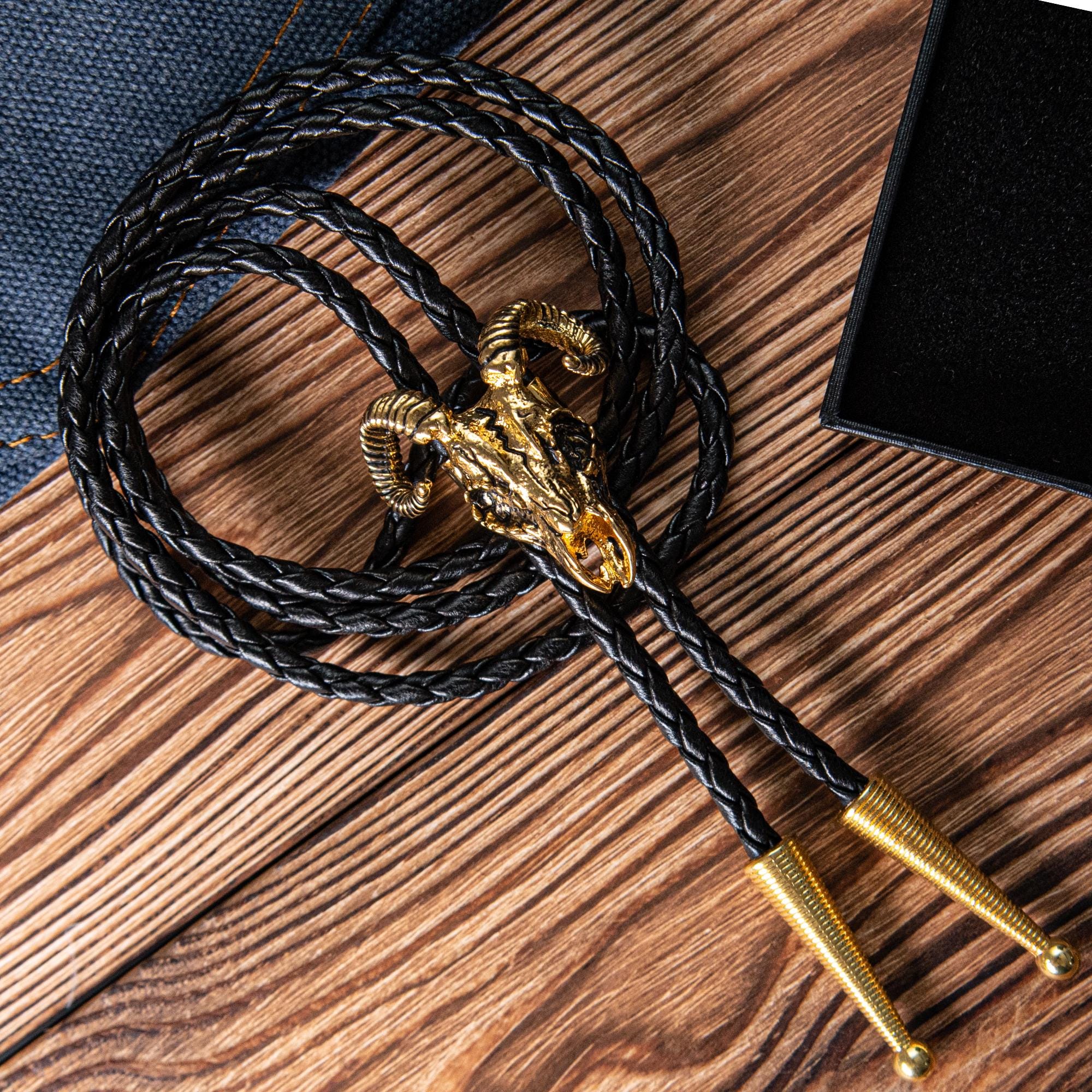 leather cord tie