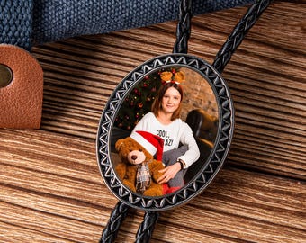 Corbata bolo con foto personalizada, regalo de boda personalizado