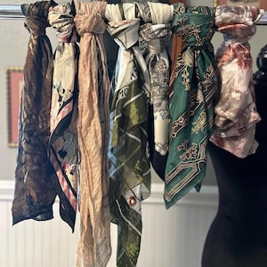 Lot of Vintage Scarves