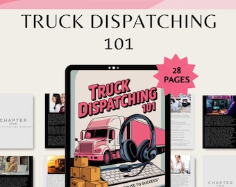 Truck Dispatching 101 Guide: MRR/PLR, Logistics Tools (Digital File)