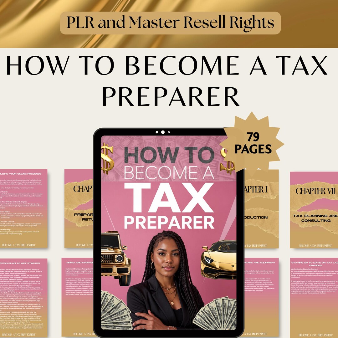 TAX PREPARER STUDY GUIDE visual data 6
