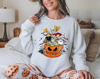 Toy Story Gruselige Jahreszeit Sweatshirt, Disney Halloween Familien Reise Shirt, Gruselige Saison Vibes Pullover, Toy Story Halloween Thema Shirt
