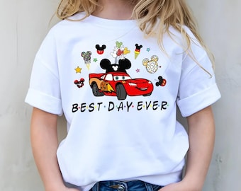 Best Day Ever Shirt, Lightning McQueen Tee, Cars Movie Disney Sweatshirt, Pixar Racing Hoodie, Disney Trip 2026 Shirt
