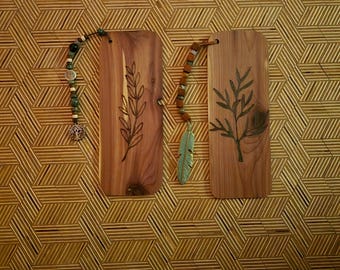 Mixed Wood Nature Themed Bookmarks