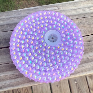 Pastell Lila Strass Acryl Becher Deckel, für 16-20oz Becher! Austauschbar!