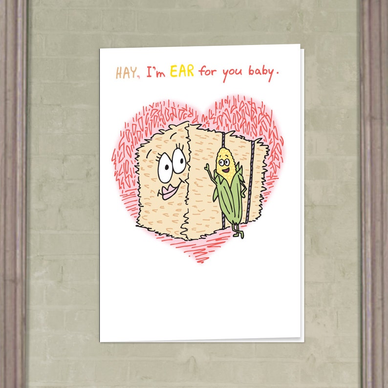 Corny Valentine/'s Day Card