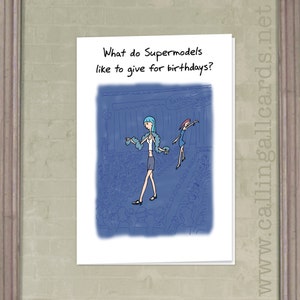 Supermodels - Geburtstagskarte