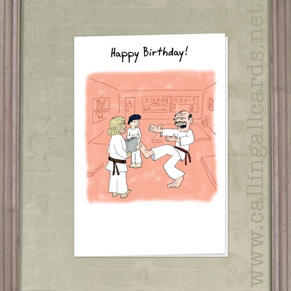 Karate Carte D Anniversaire Etsy Karate Carte D Anniversaire Etsy