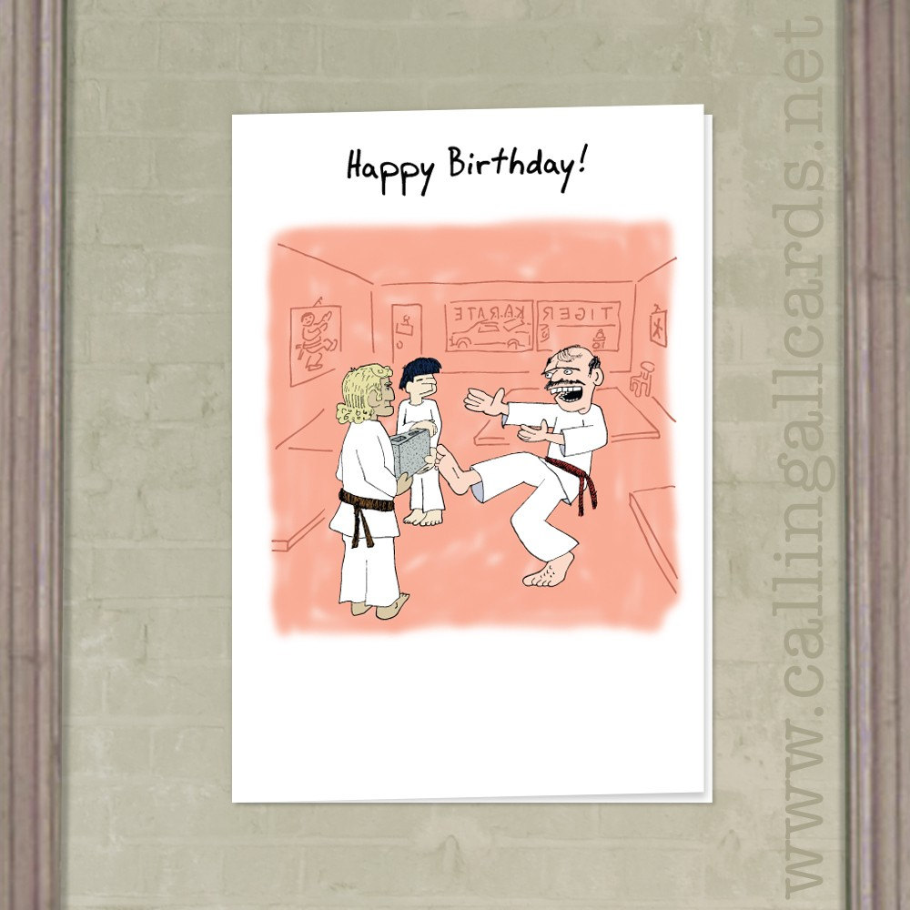 Karate Geburtstagskarte Etsy.de