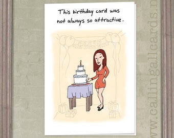 Attractive - Birthday Card