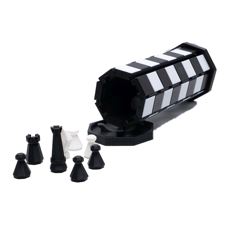 Travel Chess Set Tan Black Checkers Game Board Roll Up Portable Chess Vacation Entertainment Camping Activity Kit Compact Strategy Game image 14